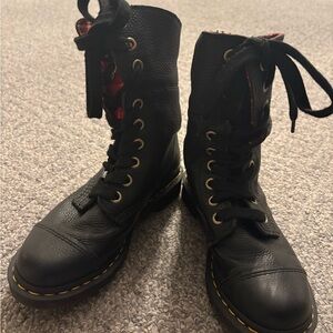DOC MARTEN AIMILITA WOMEN'S LEATHER TALL BOOTS SIZE 8